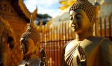 Buddha at Doi suthep on a 2 day tour